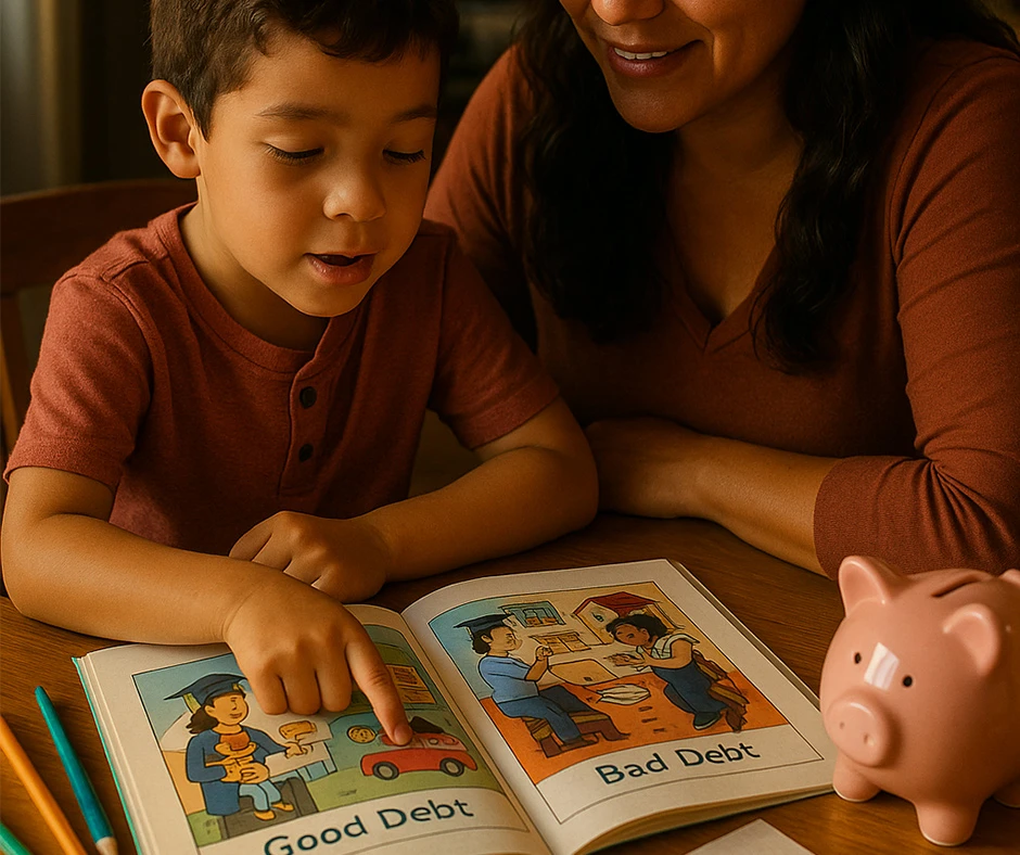 Cómo enseñar deuda buena y deuda mala a niños decisiones financieras con sentido