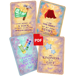 Banner Tarjetas de Afirmación del Verdadero Tesoro