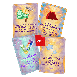 Banner Tarjetas de Afirmación del Verdadero Tesoro