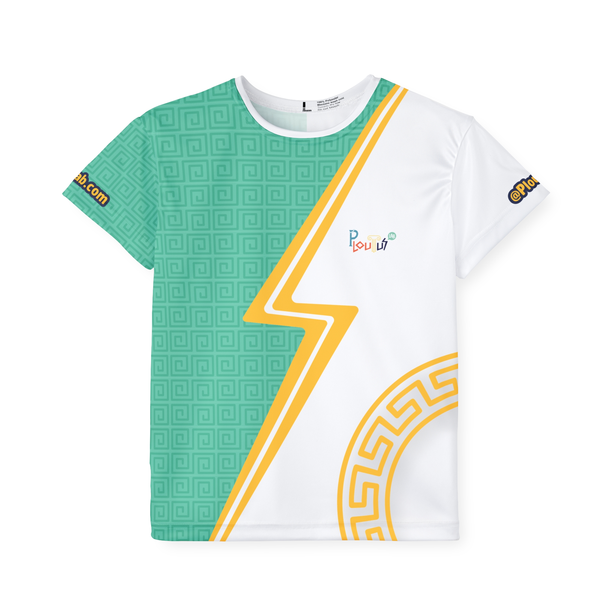 “Infinite Hero” Kids Tee by Ploutus Lab – Empower Confidence & Resilience | Aquamarine<span> - </span>L